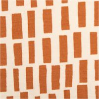 93857-Jersey-Stoff-Bio-Baumwolljersey-Streifen-natur-braun-1-48m-Breite-IMG-7260.jpg Dieser hochwertige Jersey Stoff Bio Baumwolljersey Streifen natur braun 1,48m Breite besticht durch sein abstraktes Muster aus unregelmäßigen, braunen Balken auf hellem Grund - Nahaufnahme