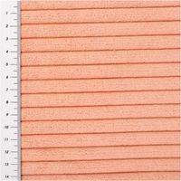 Dieser hochwertige Cord Polsterstoff Möbelstoff Breitcord Baby Rib lachsrosa 1,45m breit besticht durch seine charakteristische Rippenstruktur in einem zarten, warmen Lachsrosa. Ein robuster, weicher Stoff - mit Massband