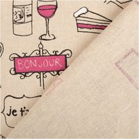 93875-Dekostoff-Leinenlook-Paris-natur-schwarz-rosa-1-4m-Breite-IMG-8360.jpg Der hochwertige Dekostoff Leinenlook Paris natur schwarz rosa 1,4m Breite besticht durch sein romantisches Design mit dem Eiffelturm für ausdrucksstarke, langlebige und moderne Nähprojekte - mit Rueckseite