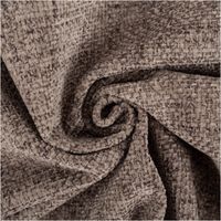 Der hochwertige Polsterstoff Chenille mit Fleckschutz easy clean Struktur meliert grau 1,45m Breite besticht durch seine pflegeleichte Oberfläche für moderne, edle und stilvolle Akzente in Ihrem Zuhause - kunstvoll eingedreht in Falten
