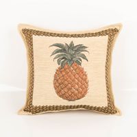 93912-SCHoeNER-LEBEN--Gobelin-Kissenhuelle-Ananas-beige-braun-42x42cm-IMG-8106.jpg Dekorative Gobelin Kissenhülle Ananas von SCHÖNER LEBEN. in Beige und Braun, detailreich gewebtes Ananasmotiv als stilvoller Blickfang für Sofa oder Sessel.