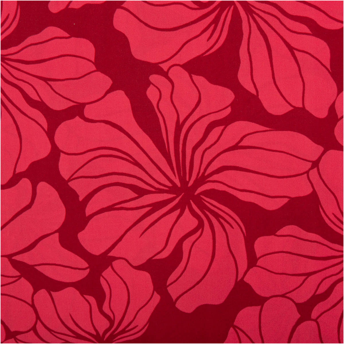 93930-Viskose-Stoff-Radiance-Blueten-rot-1-42m-Breite-IMG-8154.jpg Der hochwertige Viskose Stoff Radiance Blüten rot 1,42m Breite besticht durch sein elegantes florales Design in kräftigen Rottönen für ausdrucksstarke, fließende und individuelle Nähprojekte - Nahaufnahme