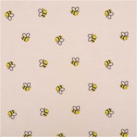 93975-Jersey-Stoff-Baumwolljersey-Bienen-sand-gelb-1-45m-Breite-IMG-8504-8.jpg Die hochwertige Jersey Stoff Baumwolljersey Bienen sand gelb 1,45m Breite besticht durch ihr verspieltes Natur-Motiv für fröhliche, bequeme und stilvolle Nähprojekte in Ihrem Zuhause - Vollansicht