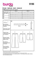 93986-Burda-Schnittmuster-9196-Kinder-Hose-9196-Back-envelope-EU.jpg Burda Schnittmuster 9196 Kinder Hose Schnittübersicht