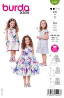 Burda Schnittmuster 9197 Kinder Kleid Titelbild