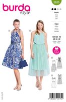 Burda Schnittmuster 5635 Damen Kleid Titelbild