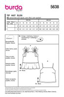 93998-Burda-Schnittmuster-5638-Damen-Top-5638-Back-envelope-EU.jpg Burda Schnittmuster 5638 Damen Top Schnittübersicht