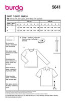Burda Schnittmuster 5641 Herren Shirt Schnittübersicht