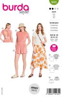 94005-Burda-Schnittmuster-5645-Damen-Kombination-Shirt-und-Shorts-5645-SB-EU.jpg Burda Schnittmuster 5645 Damen Shirt Shorts Titelbild