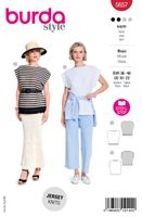 Burda Schnittmuster 5657 Damen Shirt Titelbild