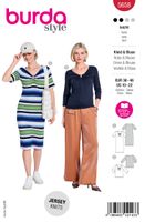 94018-Burda-Schnittmuster-5658-Damen-Kleid-und-Bluse-5658-SB-EU.jpg Burda Schnittmuster 5658 Damen Kleid Bluse Titelbild