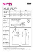94019-Burda-Schnittmuster-5659-Damen-Kleid-5659-Back-envelope-EU.jpg Burda Schnittmuster 5659 Damen Kleid Schnittmuster