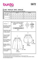 94027-Burda-Schnittmuster-5672-Damen-Hose-5672-Back-envelope-EU.jpg Burda Schnittmuster 5672 Damen Hose Schnittübersicht