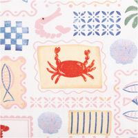 94031-Canvas-Baumwollstoff-Maritim-Sommer-Patchwork-weiss-blau-rot-138cm-Stoffbreite-IMG-8504-155.jpg Canvas Baumwollstoff Maritim Sommer Patchwork weiß blau rot 138cm Stoffbreite besticht durch abwechslungsreiches Meeres-Design für sommerliche, bequeme und stilvolle Nähprojekte in Ihrem Zuhause - Nahaufnahme