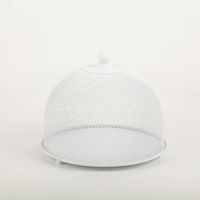 94076-Insektenschutzhaube-mit-Teller-Metall-Weiss-25-x-17-cm--D-x-H--von-Boltze-IMG-0637.jpg Praktische Insektenschutzhaube von Boltze aus weißem Metall inklusive passendem Teller. Das feinmaschige Geflecht bewahrt Speisen zuverlässig vor ungebetenen Gästen, während das schlichte Design bei 25 cm Durchmesser dekorativ auf jedem Tisch wirkt - Volla