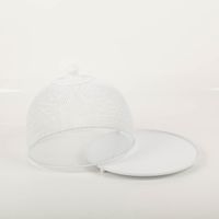 94076-Insektenschutzhaube-mit-Teller-Metall-Weiss-25-x-17-cm--D-x-H--von-Boltze-IMG-0638.jpg Praktische Insektenschutzhaube von Boltze aus weißem Metall inklusive passendem Teller. Das feinmaschige Geflecht bewahrt Speisen zuverlässig vor ungebetenen Gästen, während das schlichte Design bei 25 cm Durchmesser dekorativ auf jedem Tisch wirkt - mit a