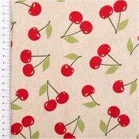 94086-Dekostoff-Leinenlook-Cherry-Happy-Joy-Kirschen-natur-rot-140-cm-breit-IMG-9720.jpg Dekostoff Leinenlook Cherry Happy Joy Kirschen natur rot mit Maßstab, zeigt Motivgröße und Rapport