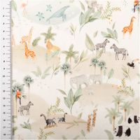 94097-Jersey-Stoff-Baumwolljersey-Digitaldruck-Urwaldtiere-gruen-bunt-1-4m-Breite-IMG-8504-70.jpg Jersey Stoff Baumwolljersey Digitaldruck Urwaldtiere grün bunt 1,4m Breite besticht durch exotisches Tier-Motiv für abenteuerliche, bequeme und stilvolle Nähprojekte in Ihrem Zuhause - mit Massband