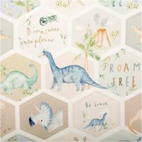 94100-Jersey-Stoff-Baumwolljersey-Digitaldruck-Dinosaurier-Hexagon-gruen-blau-beige-1-5-m-Breite-IMG-8504-57.jpg Jersey Stoff Baumwolljersey Digitaldruck Dinosaurier Hexagon grün blau beige 1,5m Breite besticht durch detailreiches Urzeit-Motiv für abenteuerliche, bequeme und stilvolle Nähprojekte in Ihrem Zuhause - Nahaufnahme