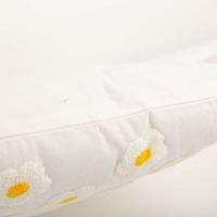 94182-Clayre-und-Eef-Kissen-Blumen-getuftet-weiss-gelb-45x45cm-IMG-9892.jpg Dieses Kissen von Clayre & Eef besticht durch weiß-gelb getuftete Blumen auf hellem Grund. Mit 45x45 cm bietet das dekorative Wohnaccessoire eine weiche Haptik und gemütliches Landhaus-Flair für jedes Zimmer - Kissenkante