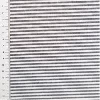Garngefärbter Baumwollstoff Popeline mit feinen 3 mm breiten Streifen in Schwarz und Weiß besticht durch seine Yarn-Dyed Qualität bei 1,44 m Breite und ist ideal für klassische Herrenhemden oder zeitlose Blusen - mit Massband