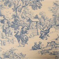 94214-Dekostoff-Baumwollstoff-Toile-de-Jouy-Festin-Halbpanama-natur-blau-1-4m-Breite--IMG-0552.jpg Dieser hochwertige Halbpanama-Dekostoff mit klassischem „Toile de Jouy“-Motiv in Natur und Blau besticht durch seine feste, griffige Haptik bei 1,40 m Breite und ist die ideale Wahl für stilvolle Landhaus-Dekorationen, hochwertige Vorhänge oder strapazierf