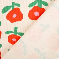 94220-Bio-Rippjersey-Rib-Jersey-Stoff-Baumwolle-Blumen-Jennifer-Bouron-natur-rot-1-2m-Breite-IMG-0290-2.jpg Hochwertiger Bio Rippjersey mit verspieltem Blumendesign von Jennifer Bouron in Natur und Rot besticht durch seine elastische Rippstruktur bei 1,2 m Breite und eignet sich ideal für bequeme Kinderbekleidung - mit Rueckseite