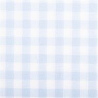 94403-Baumwollstoff-Popeline-Yarn-Dyed-garngefaerbt-Vichy-Karos-hellblau-weiss-1-44m-Breite-IMG-3514.jpg Garngefärbter Baumwoll-Popeline mit klassischen Vichy-Karos in Hellblau/Weiß. Die 1,44 m breite Meterware ist hochwertig und ideal für zeitlose Blusen, Hemden oder maritime Landhaus-Deko geeignet - Nahaufnahme