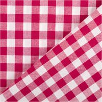 94415-Baumwollstoff-Popeline-Yarn-Dyed-garngefaerbt-Vichy-Karos-beere-weiss-1-44m-Breite-IMG-2083.jpg Dieser garngefärbte Baumwollstoff in Popeline-Qualität besticht durch seine klassischen, mittelgroßen Vichy-Karos in Beere und Weiß, die bei einer Breite von 1,44 m eine farbenfrohe und hochwertige Optik für individuelle Nähprojekte bieten - mit Rueckseite