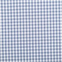 94417-Baumwollstoff-Popeline-Yarn-Dyed-garngefaerbt-kleine-Karos-2-7-mm-blau-weiss-1-44m-Breite-IMG-2033.jpg Dieser garngefärbte Baumwollstoff in Popeline-Qualität besticht durch ein klassisches, 2,7 mm kleines Karomuster in Blau und Weiß, das bei einer Breite von 1,44 m eine zeitlose und hochwertige Optik für vielseitige Nähprojekte garantiert - Nahaufnahme