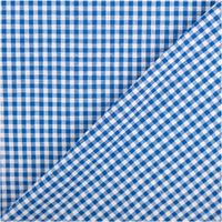 94420-Baumwollstoff-Popeline-Yarn-Dyed-garngefaerbt-kleine-Karos-2-7-mm-himmelblau-weiss-1-44m-Breite-IMG-2012.jpg Dieser hochwertige, garngefärbte Baumwollstoff in Popeline-Qualität besticht durch sein klassisches, 2,7 mm kleines Karomuster in Himmelblau und Weiß, das bei einer Breite von 1,44 m für zeitlose und präzise Nähergebnisse sorgt - mit Rueckseite