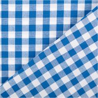 94421-Baumwollstoff-Popeline-Yarn-Dyed-garngefaerbt-Vichy-Karos-himmelblau-weiss-1-44m-Breite-IMG-2095.jpg Dieser garngefärbte Baumwollstoff in Popeline-Qualität besticht durch seine klassischen, mittelgroßen Vichy-Karos in Himmelblau und Weiß, die bei einer Breite von 1,44 m eine frische und zeitlose Optik für hochwertige Nähprojekte bieten - mit Rueckseite