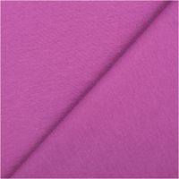 Weicher Bio-Baumwolljersey in kräftigem Violett überzeugt durch seine elastische Qualität und hohe Hautfreundlichkeit. Der 1,50 Meter breite Stoff eignet sich ideal für bequeme Bekleidung und sorgt für langlebigen Tragekomfort bei jedem Nähprojekt - mit Ru