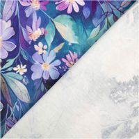 94453-Viskose-Jersey-Stoff-mit-Digitaldruck-Blumen-blau-mint-lila-1-5m-Breite-IMG-1176.jpg Viskose-Jersey mit großflächigem Aquarell-Digitaldruck üppiger Blüten und Blätter in Lila, Rosa und Weiß auf tiefem Türkis-Blau-Grund, 1,50 m breit - mit Rueckseite