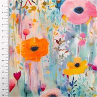 94455-Viskose-Jersey-Stoff-mit-Digitaldruck-Aquarellblumen-blau-gelb-rosa-1-5m-Breite-IMG-1161.jpg Viskose-Jersey mit großflächigem Aquarell-Digitaldruck einer bunten Blumenwiese in Gelb, Pink, Rot und Lila auf hellblauem Grund, 1,50 m breit - mit Massband
