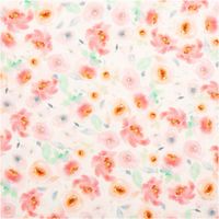 94468-Viskose-Stoff-Radiance-Bluemchen-Digitaldruck-ecru-rosa-gruen-1-40m-Breite-IMG-1779.jpg Dieser hochwertige Viskosestoff mit 1,40m Breite präsentiert einen verspielten Digitaldruck aus aquarellierten Blümchen in Rosa, Pfirsich und zartem Grün auf ecrufarbenem Grund für sommerlich leichte und feminine Nähprojekte - Nahaufnahme