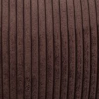 Kissenhülle Breitcord Baby Rib coffee braun verschiedene Größen von SCHÖNER LEBEN Kissenhülle Breitcord Baby Rib coffee braun verschiedene Größen von SCHÖNER LEBEN, Brauner Stoff mit breiter Kordstruktur und