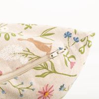 Kissenhülle Baumwolle Floral Animal Garden natur bunt in versch. Größen von SCHÖNER LEBEN Kissenhülle Baumwolle Floral Animal Garden natur bunt in versch. Größen von SCHÖNER LEBEN, Stofftasche mit floralem Muster un