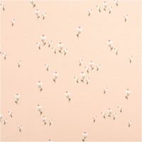94493-Jersey-Stoff-Baumwolljersey-Blumen-rosa-gruen-weiss-1-50m-Breite-IMG-1434.jpg Dieser feine Baumwolljersey in zartem Rosa präsentiert ein dezentes Blumenmuster mit weißen Blüten und grünen Stielen. Der elastische Stoff ist 1,50 Meter breit und bietet eine weiche Qualität für bequeme Kinderbekleidung - Vollansicht