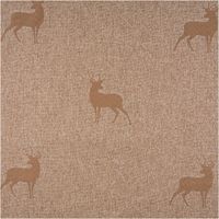 94514-Dekostoff-Jacquard-Landhausstoff-Wendestoff-Hirsche-braun-1-40m-Breite-IMG-4321.jpg Dekostoff Jacquard Landhausstoff Wendestoff, 1,40 m breit – warmer Braunton mit melierter Leinenoptik und locker verteilten Hirsch-Silhouetten in Ton-in-Ton, natürlich-rustikal und vielseitig einsetzbar - Vollansicht