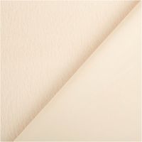 Kunstfell Soft-Plüsch Meterware in zartem Rosé, 1,50 m breit – gleichmäßig glatte, samtweiche Oberfläche in unifarbenem Pastellton, als Rolle fotografiert, ideal für Näh- und Dekoprojekte - mit Rueckseite