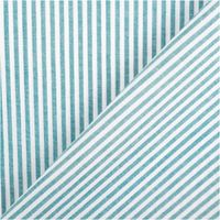 94587-Baumwollstoff-Popeline-Yarn-Dyed-garngefaerbt-Streifen-3mm-petrol-weiss-1-44m-Breite-IMG-3468.jpg Garngefärbter Baumwoll-Popeline mit 3 mm Streifen in Petrol und Weiß. Die 1,44 m breite Meterware ist hochwertig und ideal für zeitlose Blusen, Hemden oder maritime Deko-Projekte geeignet - mit Rueckseite