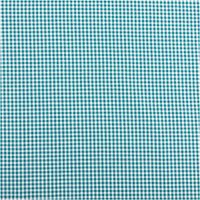 94588-Baumwollstoff-Popeline-Yarn-Dyed-garngefaerbt-kleine-Karos-2-7-mm-petrol-weiss-1-44m-Breite-IMG-6803.jpg Garngefärbte Baumwoll-Popeline mit klassischem Vichy-Karo in 2,7 mm in frischem Petrol und Weiß – gleichmäßig gewebt, knitterarm und formstabil. Vielseitig für Blusen & Hemden. 144 cm breit - Vollansicht