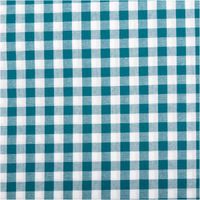 94589-Baumwollstoff-Popeline-Yarn-Dyed-garngefaerbt-Vichy-Karos-petrol-weiss-1-44m-Breite-IMG-3533.jpg Garngefärbter Baumwoll-Popeline mit klassischen Vichy-Karos in Petrol und Weiß. Die 1,44 m breite Meterware ist hochwertig und ideal für zeitlose Blusen, Hemden oder maritime Landhaus-Deko geeignet - Vollansicht