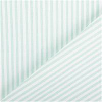 94591-Baumwollstoff-Popeline-Yarn-Dyed-garngefaerbt-Streifen-3mm-mint-weiss-1-44m-Breite-IMG-3455.jpg Garngefärbter Baumwoll-Popeline mit 3 mm Streifen in Mint und Weiß. Die 1,44 m breite Meterware ist hochwertig und ideal für zeitlose Blusen, Hemden oder frische Deko-Projekte geeignet - mit Rueckseite