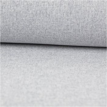Verdunklungs-Doubleface-Stoff mit feiner Leinenstruktur-Optik, hellblau-grau meliert mit kühlem Ton. Blickdicht, beidseitig nutzbar, dezent changierend. Ideal für Vorhänge & Raumteiler. 147 cm breit - ausgerollt und glatt liegend
