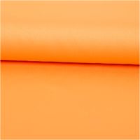 94715-Royal-Micro-Satin-Stoff-Meterware-aprikose-1-40m-Breite-IMG-4074.jpg Royal Micro Satin Meterware in warmem Aprikose, 1,40 m breit – seidig glatte Oberfläche mit feinem Glanz im leuchtenden Orangeton, als Rolle fotografiert, frisch und vielseitig kombinierbar - ausgerollt und glatt liegend