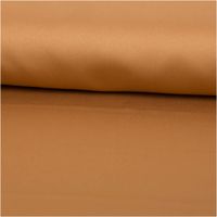 94717-Royal-Micro-Satin-Stoff-Meterware-camel-braun-1-40m-Breite-IMG-4086.jpg Royal Micro Satin Meterware in warmem Camel-Braun, 1,40 m breit – seidig glatte Oberfläche mit sattem Glanz im goldbraunen Ton, als Rolle fotografiert, edel-zeitlos und vielseitig kombinierbar - ausgerollt und glatt liegend
