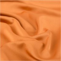 94725-Royal-Micro-Satin-Stoff-Meterware-rost-1-40m-Breite-IMG-4070.jpg Royal Micro Satin Meterware in warmem Rostton, 1,40 m breit – seidig glatte Oberfläche mit sattem Glanz im lebhaften Orange-Braun, als Rolle fotografiert, herb-warm und ausdrucksstark kombinierbar - stilvoll drapiert