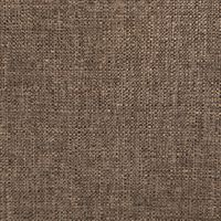 Tischläufer Outdoor Olefina mit Fleckschutz uni Struktur braun meliert 40x160cm von SCHOENER LEBEN Nahaufnahme der braunen Stofftextur mit feinem Gewebemuster und klaren Details.